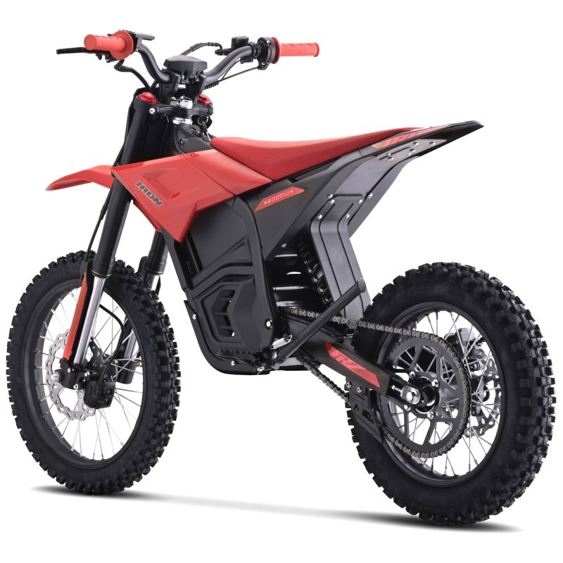 Dirt Bike elettrica - CRZ IRON - 6000W 72V - 14"/17" - Rosso