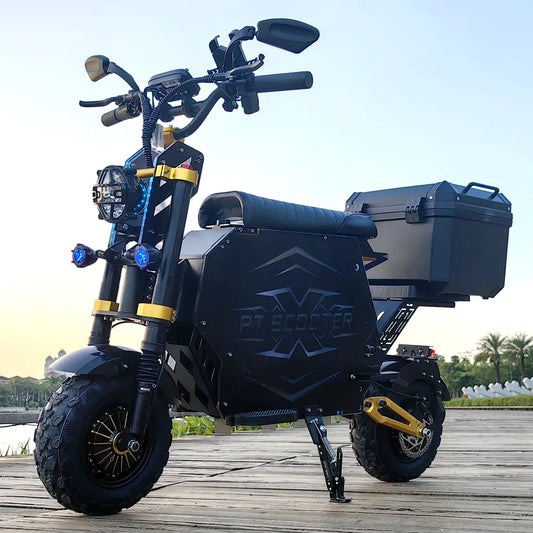Ultimo modello di scooter elettrico L8 72V 12000W, scooter PT, motocicletta