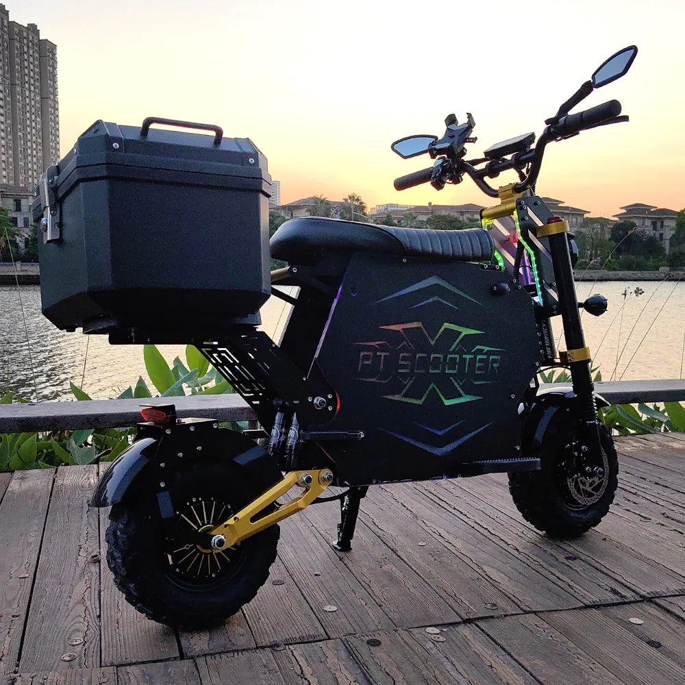 Ultimo modello di scooter elettrico L8 72V 12000W, scooter PT, motocicletta