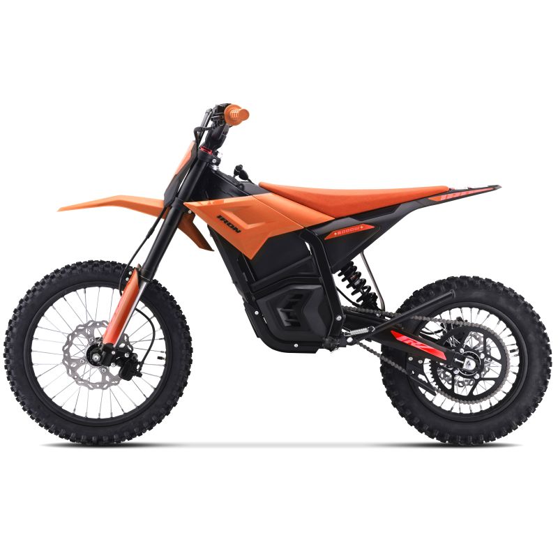 Dirt Bike elettrica - CRZ IRON - 6000W 72V - 14"/17" - Arancione