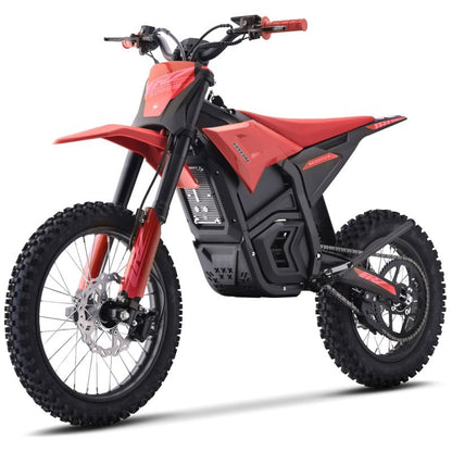Dirt Bike elettrica - CRZ IRON - 6000W 72V - 14"/17" - Rosso